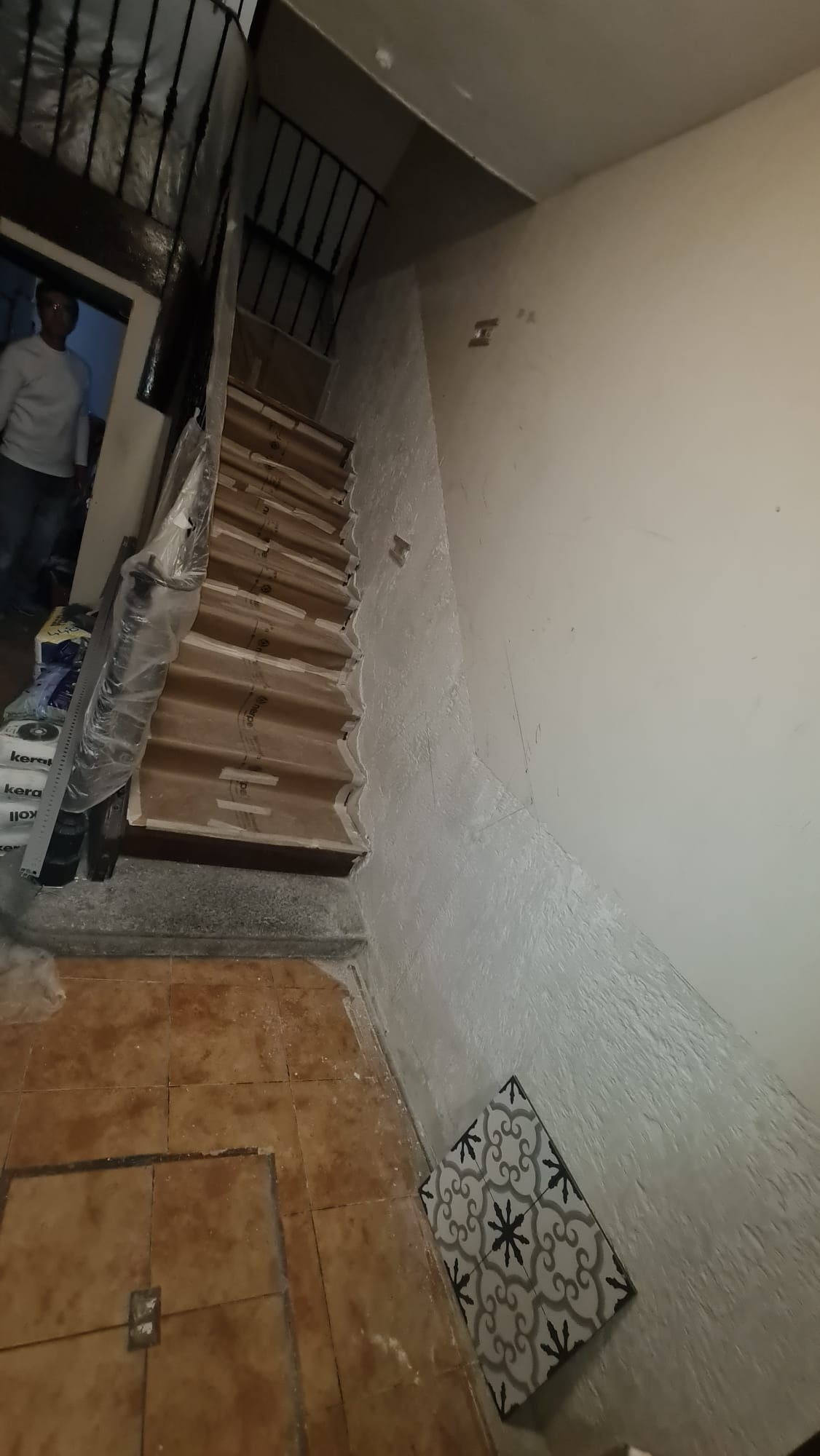 rehabilitación de portales antes de la rehabilitación